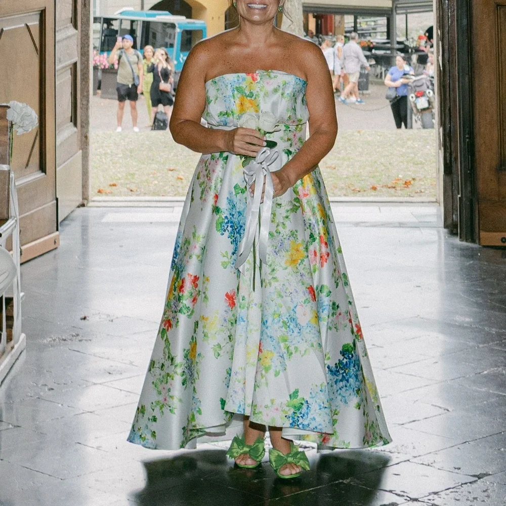 Frascara strapless high low dress - Picture 2 of 3